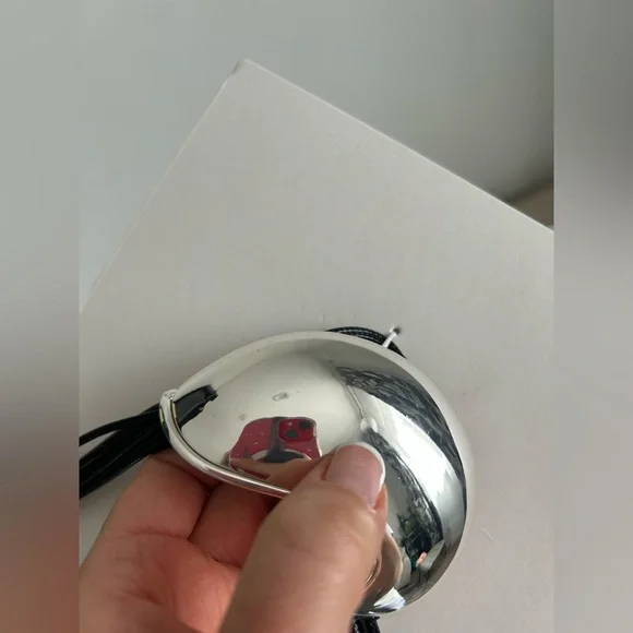 Some 2 bubbles on silver surface Snail shell rope necklace Zara lot #1 - Picture 10 of 14